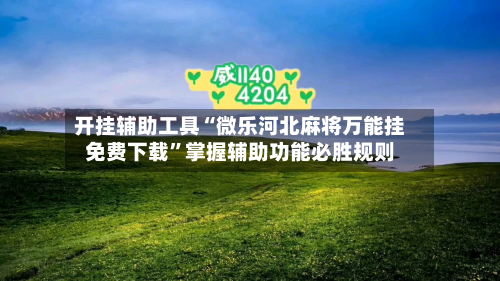 开挂辅助工具“微乐河北麻将万能挂免费下载”掌握辅助功能必胜规则-第2张图片
