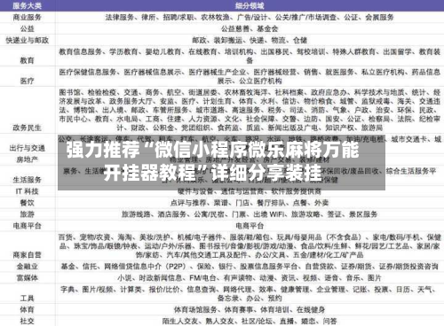 强力推荐“微信小程序微乐麻将万能开挂器教程”详细分享装挂-第3张图片