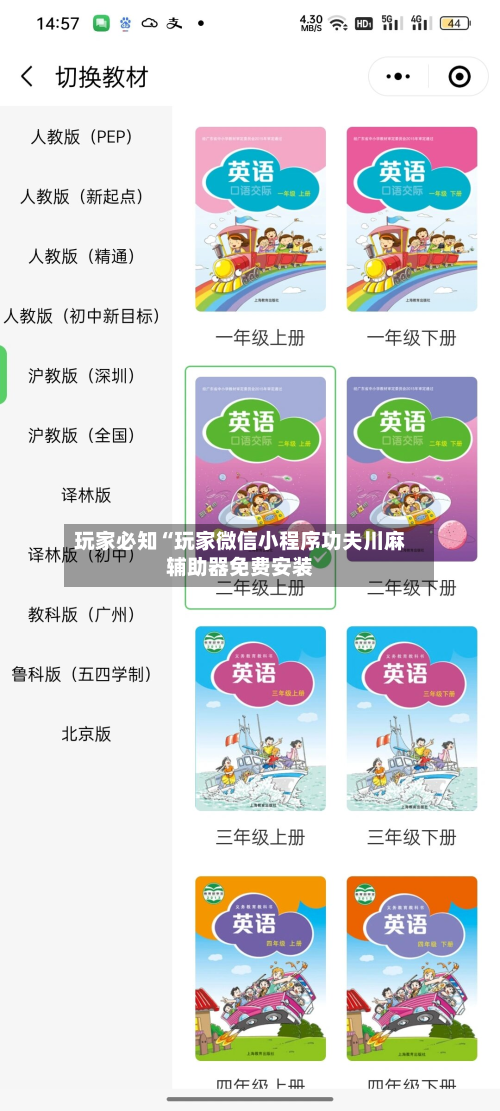 玩家必知“玩家微信小程序功夫川麻辅助器免费安装-第1张图片