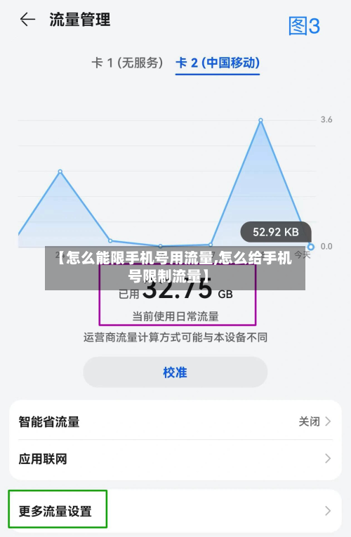 【怎么能限手机号用流量,怎么给手机号限制流量】-第1张图片