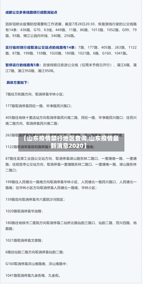 【山东疫情禁行地区查询,山东疫情最新消息2020】-第1张图片