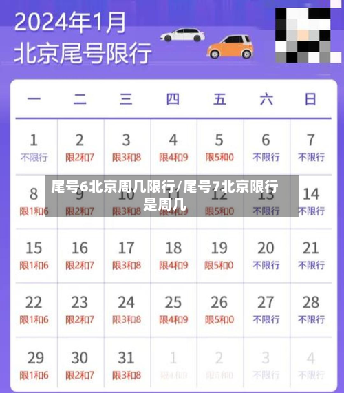 尾号6北京周几限行/尾号7北京限行是周几-第1张图片