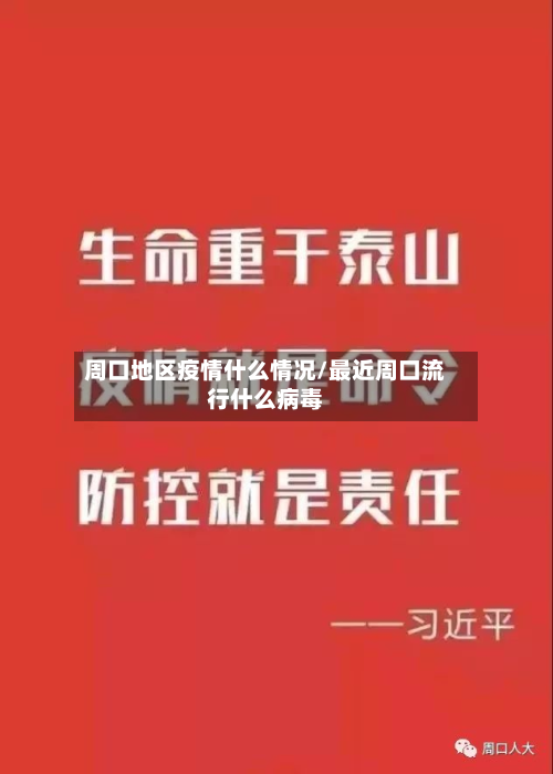 周口地区疫情什么情况/最近周口流行什么病毒-第1张图片