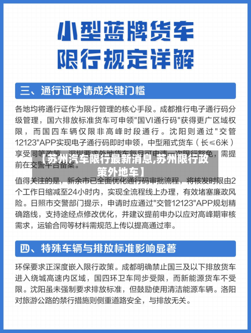 【苏州汽车限行最新消息,苏州限行政策外地车】-第1张图片