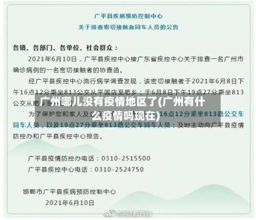 广州哪儿没有疫情地区了(广州有什么疫情吗现在)-第1张图片