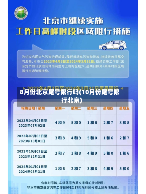 8月份北京尾号限行吗(10月份尾号限行北京)-第1张图片
