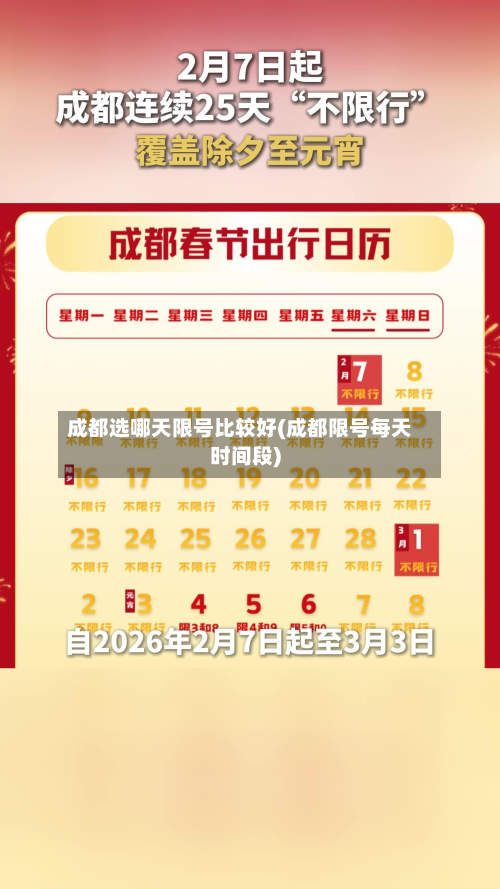 成都选哪天限号比较好(成都限号每天时间段)-第1张图片