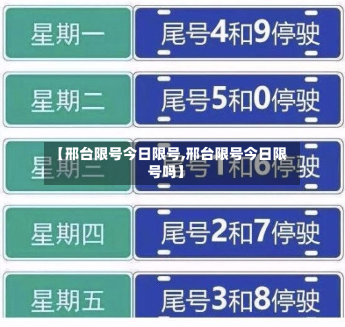 【邢台限号今日限号,邢台限号今日限号吗】-第1张图片