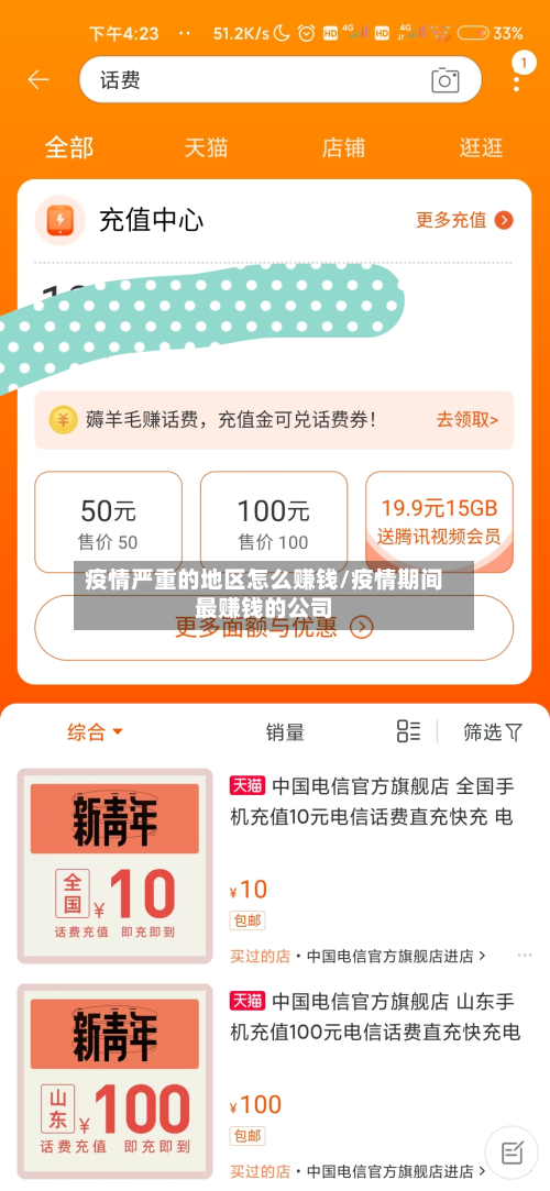 疫情严重的地区怎么赚钱/疫情期间最赚钱的公司-第1张图片