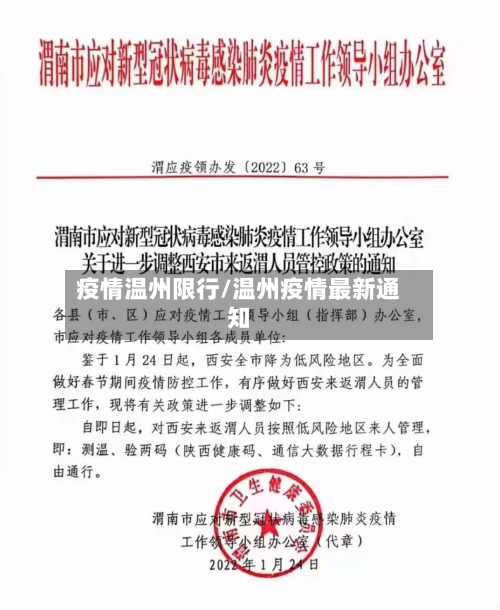 疫情温州限行/温州疫情最新通知-第1张图片