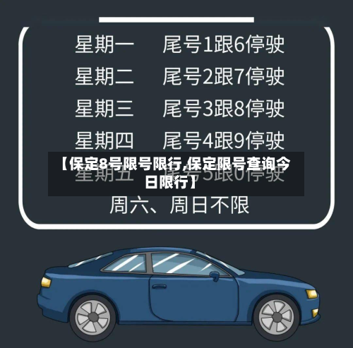 【保定8号限号限行,保定限号查询今日限行】-第1张图片