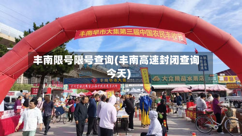 丰南限号限号查询(丰南高速封闭查询今天)-第2张图片