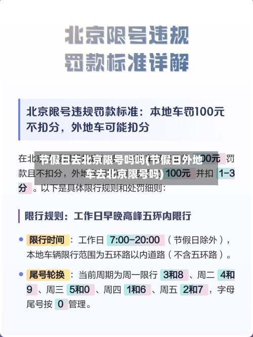 节假日去北京限号吗吗(节假日外地车去北京限号吗)