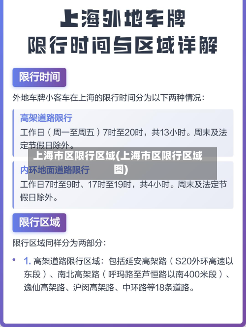 上海市区限行区域(上海市区限行区域图)-第1张图片