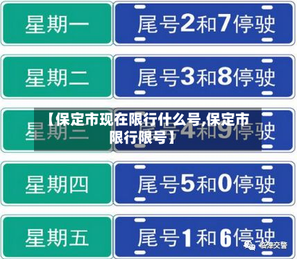 【保定市现在限行什么号,保定市限行限号】-第1张图片