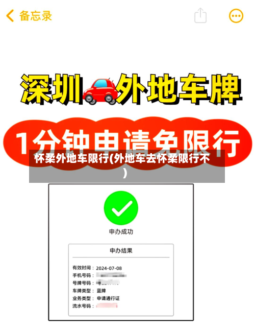 怀柔外地车限行(外地车去怀柔限行不)-第1张图片