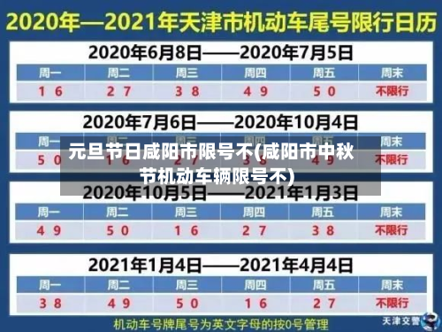 元旦节日咸阳市限号不(咸阳市中秋节机动车辆限号不)