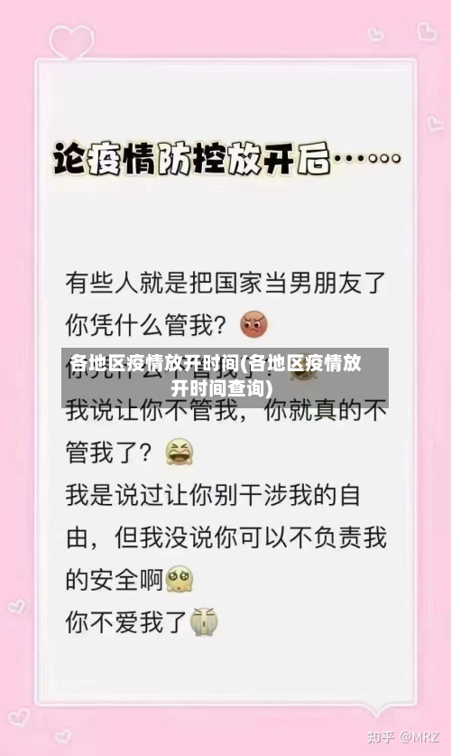 各地区疫情放开时间(各地区疫情放开时间查询)-第1张图片