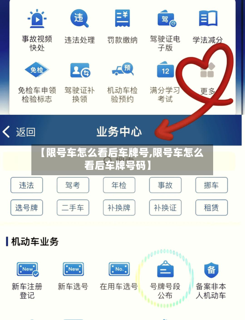 【限号车怎么看后车牌号,限号车怎么看后车牌号码】-第2张图片