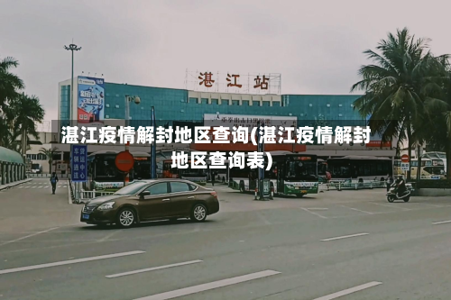 湛江疫情解封地区查询(湛江疫情解封地区查询表)