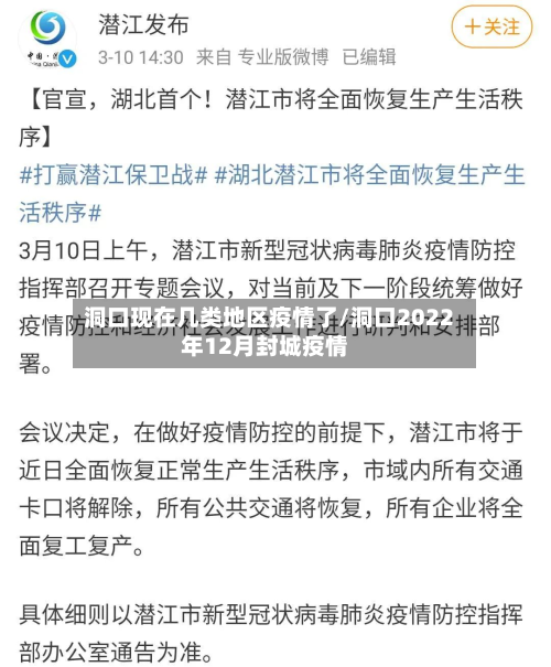 洞口现在几类地区疫情了/洞口2022年12月封城疫情-第1张图片