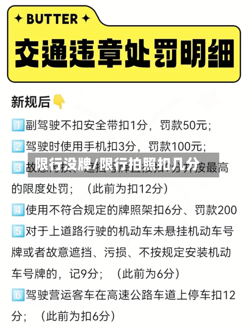 限行没牌/限行拍照扣几分-第3张图片