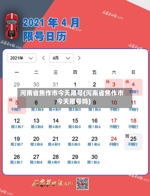 河南省焦作市今天限号(河南省焦作市今天限号吗)-第2张图片