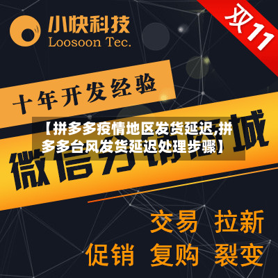 【拼多多疫情地区发货延迟,拼多多台风发货延迟处理步骤】-第2张图片