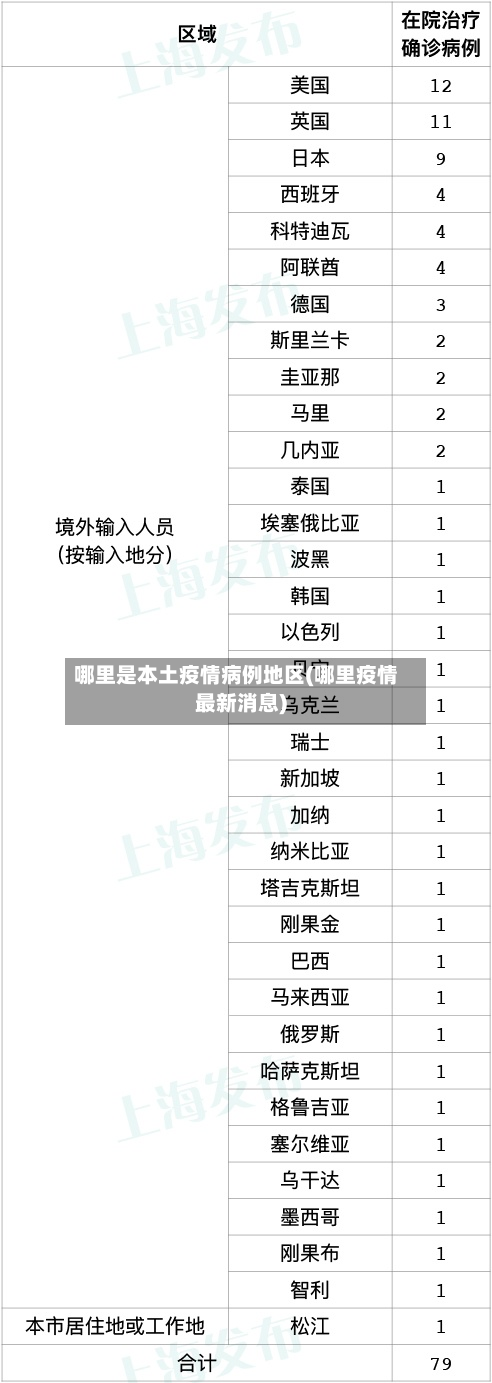 哪里是本土疫情病例地区(哪里疫情最新消息)-第2张图片