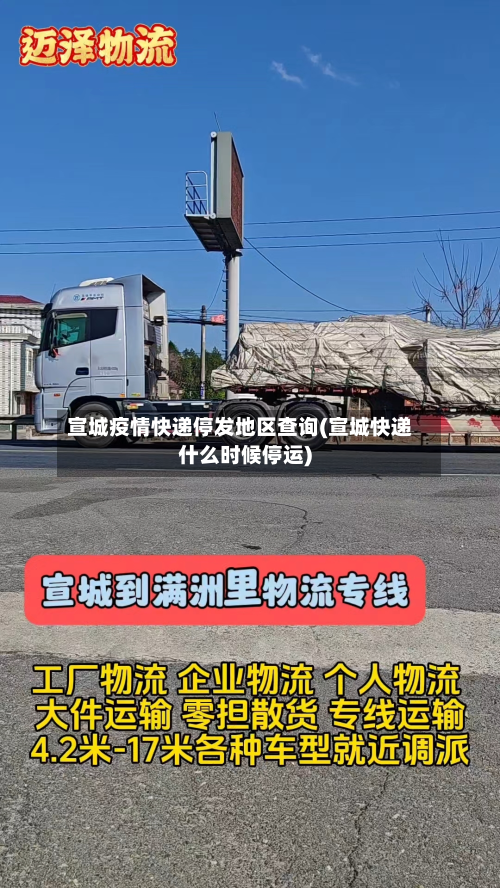 宣城疫情快递停发地区查询(宣城快递什么时候停运)-第1张图片