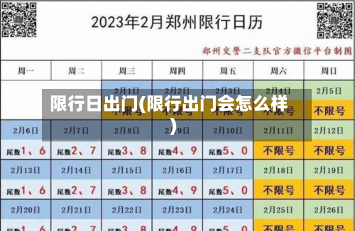 限行日出门(限行出门会怎么样)-第3张图片