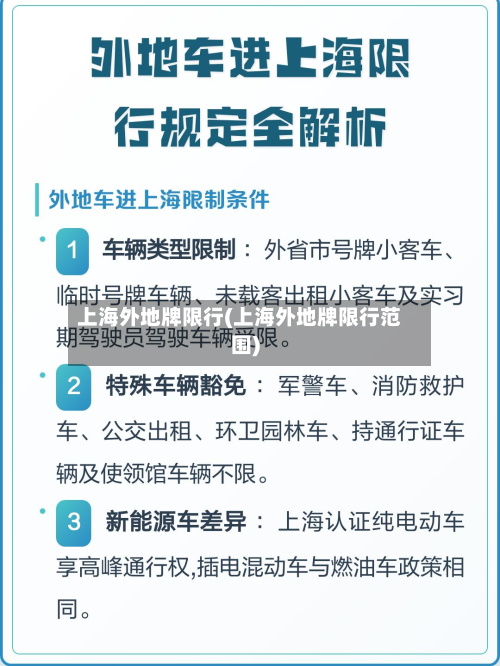 上海外地牌限行(上海外地牌限行范围)-第1张图片