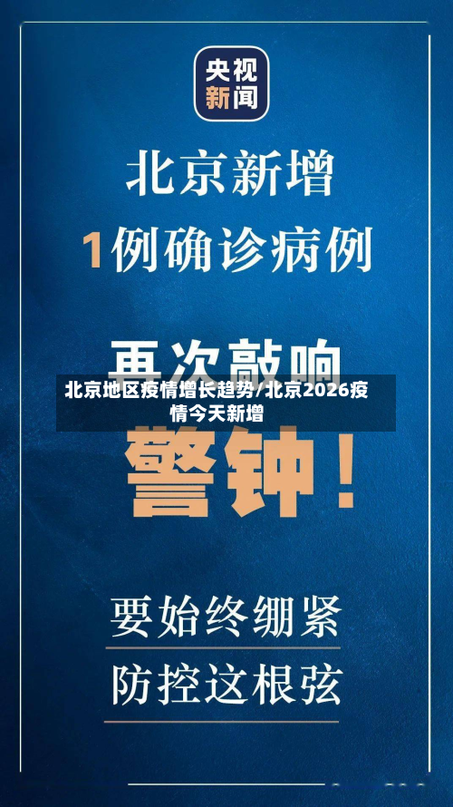 北京地区疫情增长趋势/北京2026疫情今天新增-第2张图片
