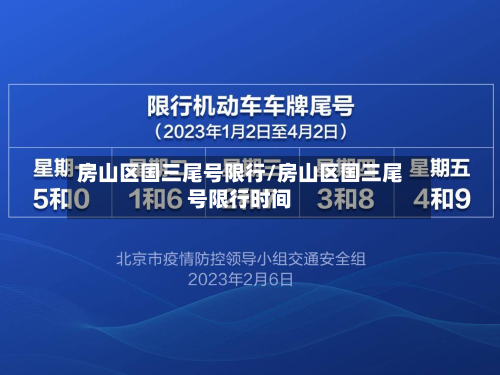 房山区国三尾号限行/房山区国三尾号限行时间-第1张图片