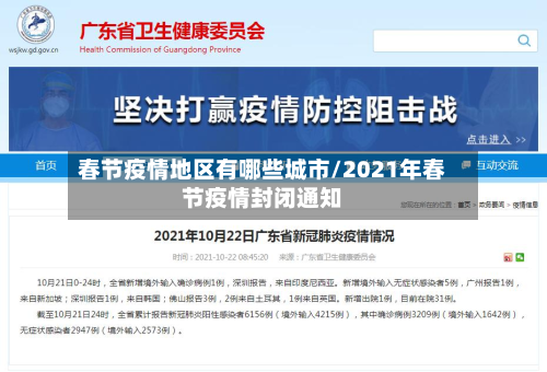 春节疫情地区有哪些城市/2021年春节疫情封闭通知