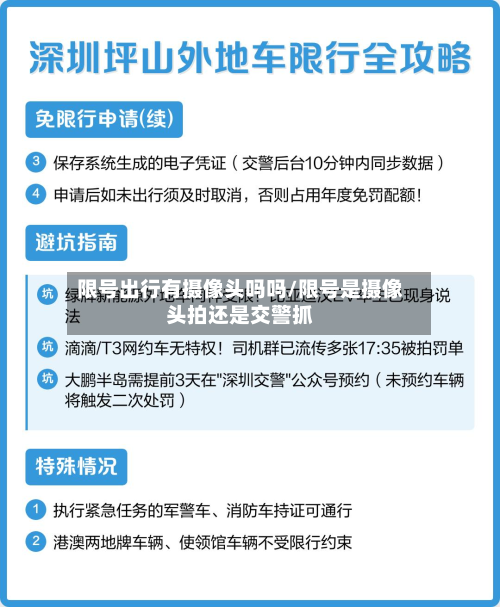 限号出行有摄像头吗吗/限号是摄像头拍还是交警抓-第1张图片