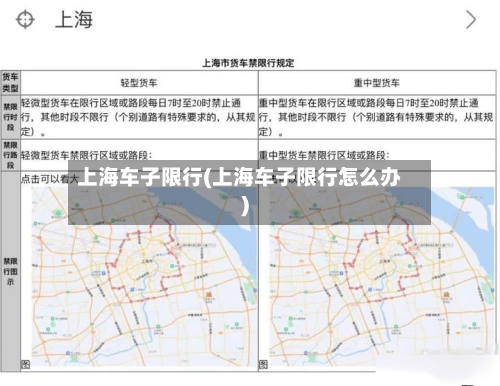 上海车子限行(上海车子限行怎么办)-第1张图片