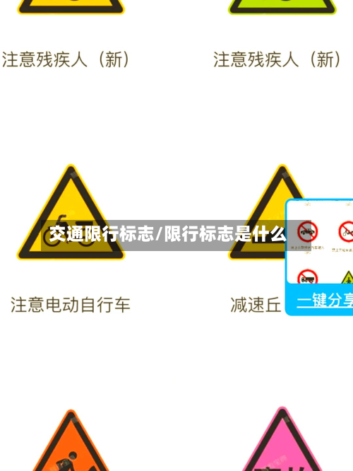 交通限行标志/限行标志是什么