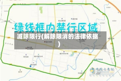 减除限行(解除限消的法律依据)-第2张图片