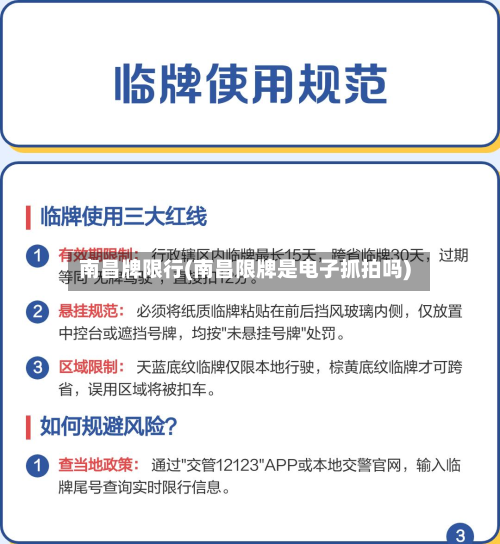 南昌牌限行(南昌限牌是电子抓拍吗)-第1张图片