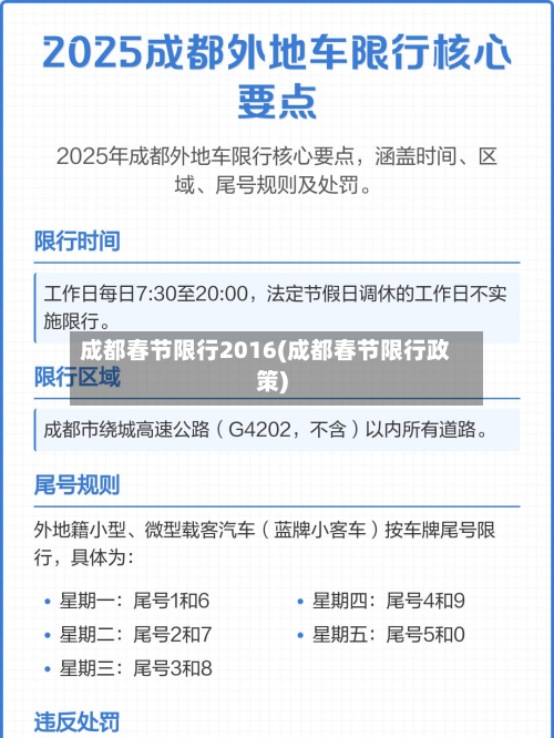 成都春节限行2016(成都春节限行政策)