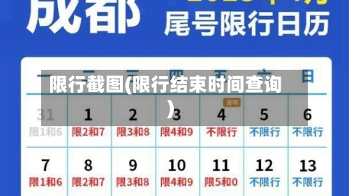 限行截图(限行结束时间查询)-第1张图片