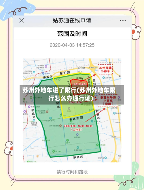 苏州外地车进了限行(苏州外地车限行怎么办通行证)-第2张图片