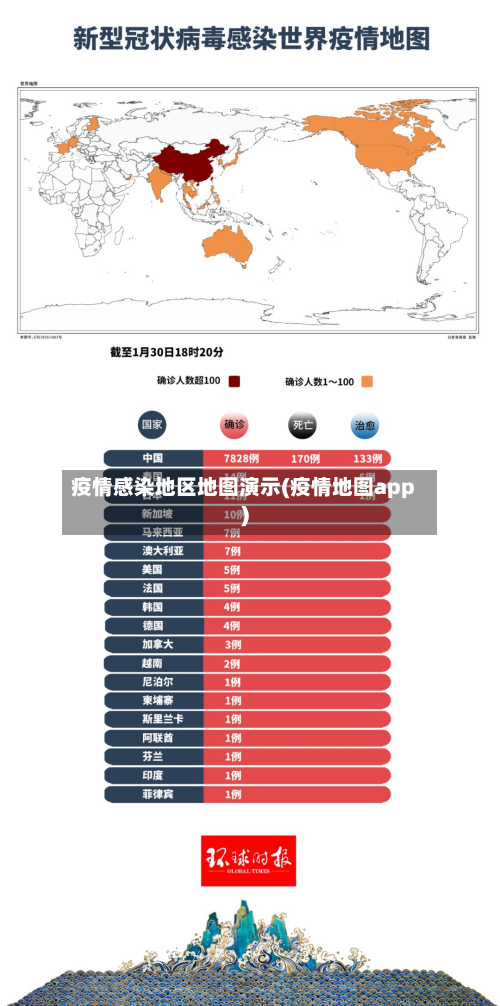 疫情感染地区地图演示(疫情地图app)-第1张图片