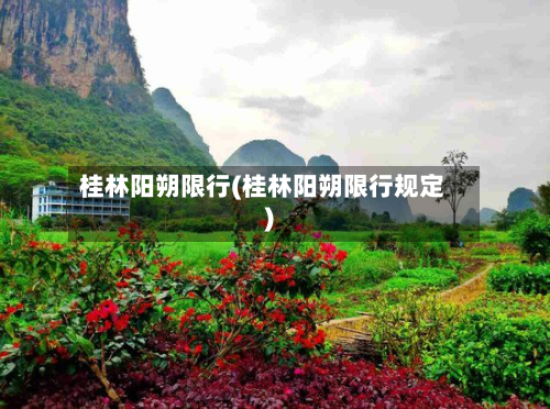 桂林阳朔限行(桂林阳朔限行规定)-第2张图片