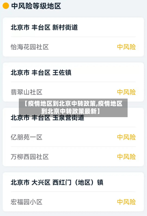【疫情地区到北京中转政策,疫情地区到北京中转政策最新】-第3张图片