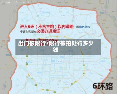 出门被限行/限行被拍处罚多少钱