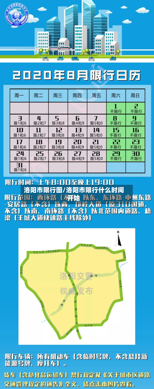 洛阳市限行图/洛阳市限行什么时间开始-第2张图片