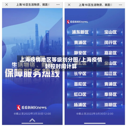 上海疫情地区等级划分图/上海疫情封控时间计算-第1张图片