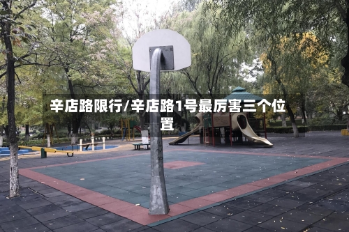 辛店路限行/辛店路1号最厉害三个位置-第2张图片
